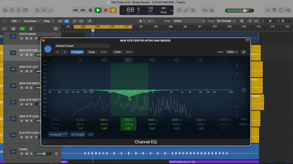 Mixing Process in Logic Pro